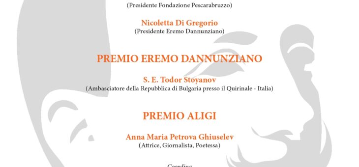 Cerimonia dei Premi Eremo Dannunziano e Aligi – 11 giugno 2024 – Sala Convegni Fondazione Pescarabruzzo