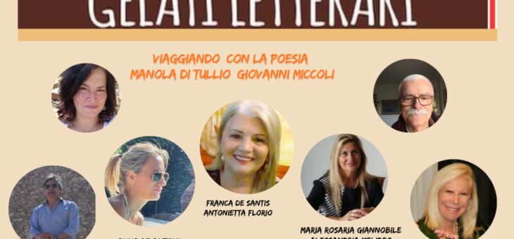 “Gelati letterari” l’11 luglio a Pescara