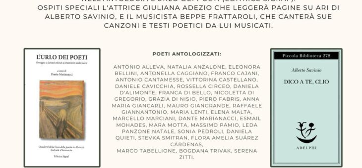 La Casa della poesia in Abruzzo ad Ari con Munch e Savinio – Domenica 25 agosto, ore 18.00