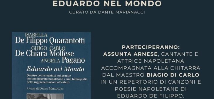 AD ARI CON EDUARDO E ISABELLA QUARANTOTTI DE FILIPPO – Sabato 22 febbraio, ore 17.00, Sala consiliare del Comune di Ari